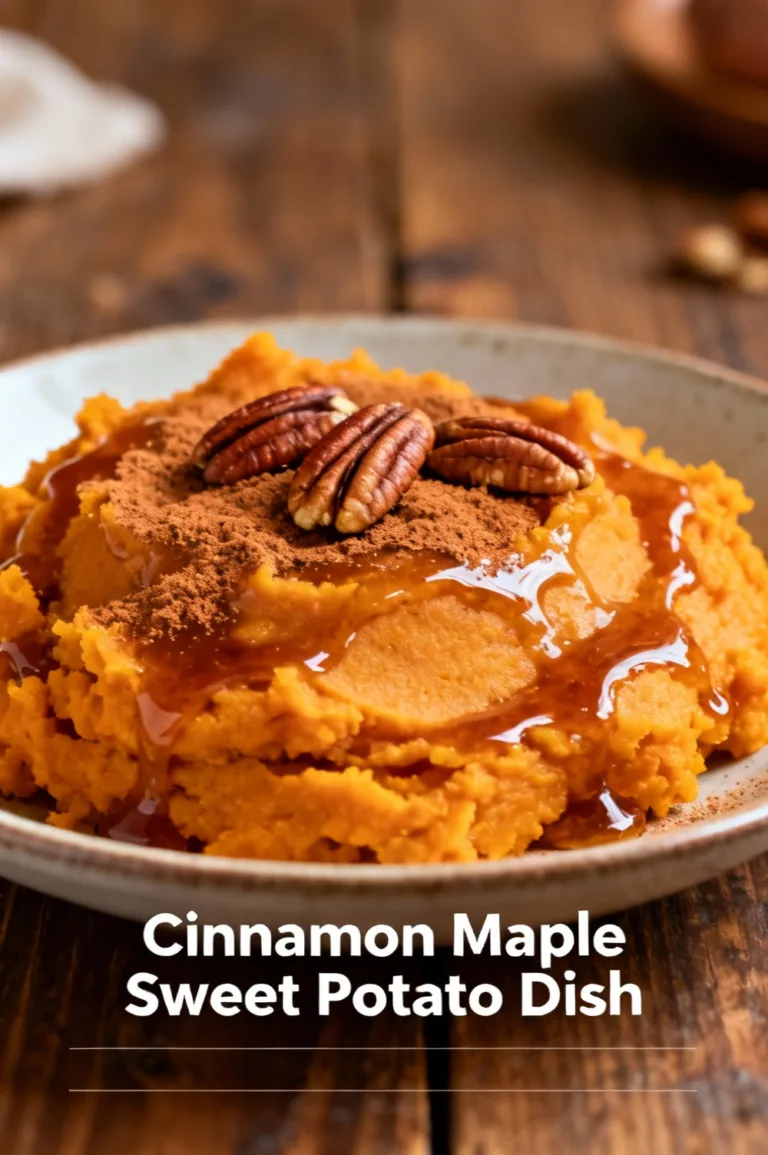 Cinnamon Maple Sweet Potato Dish