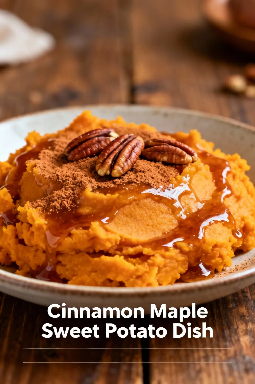 Cinnamon Maple Sweet Potato Dish
