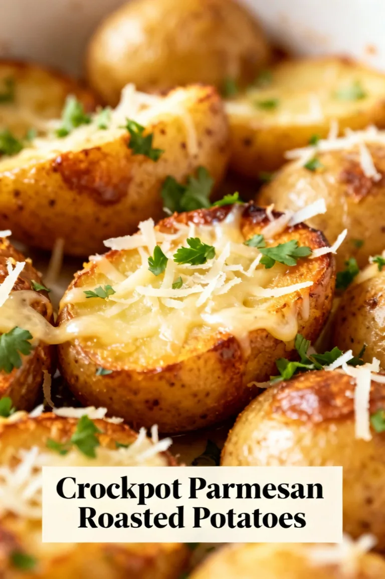 Crockpot Parmesan Roasted Potatoes