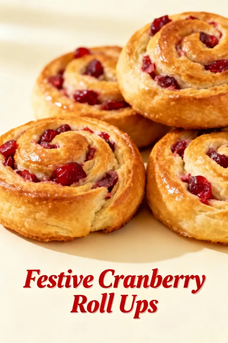 Festive Cranberry Roll Ups