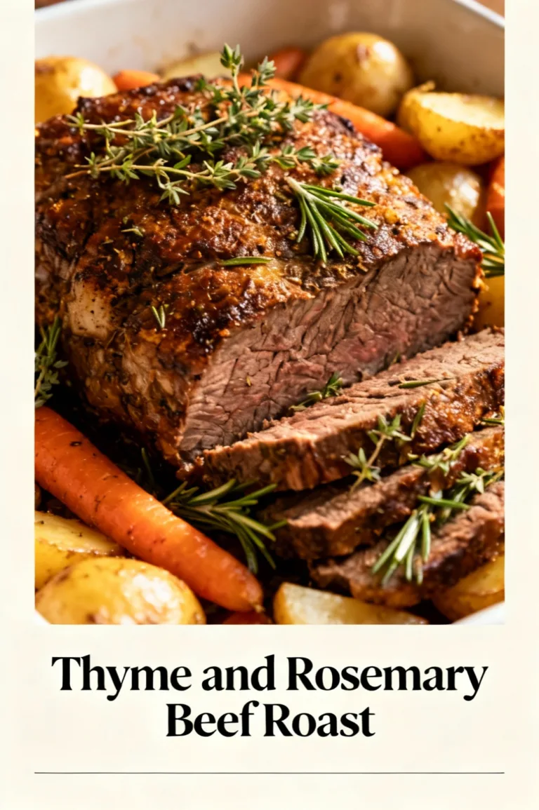 Thyme and Rosemary Beef Roast
