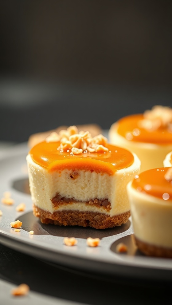 Caramel Orchard Cheesecake Bites