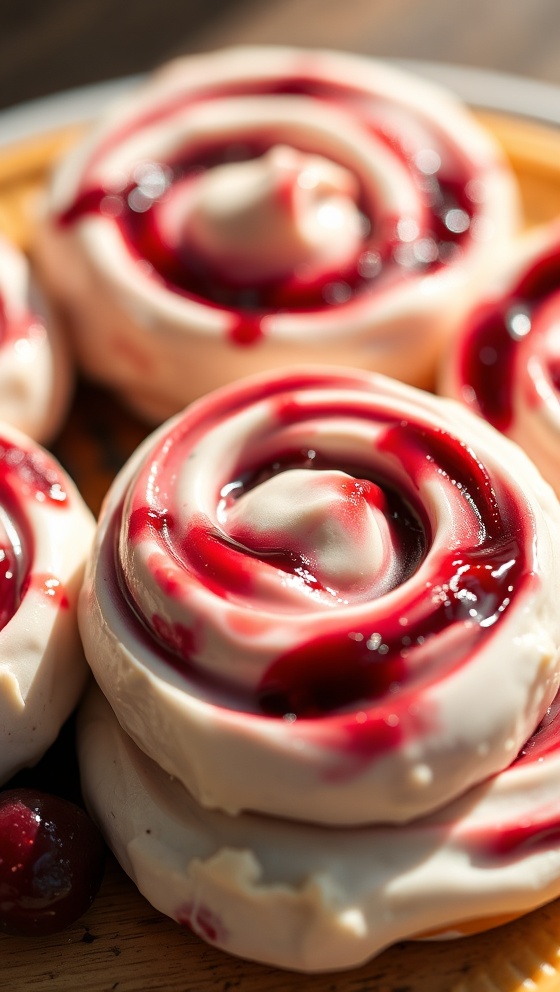 Cranberry Goat Cheese Swirls