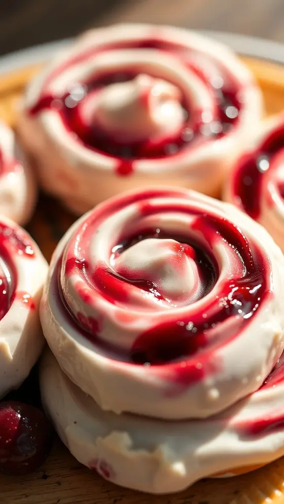 Cranberry Goat Cheese Swirls