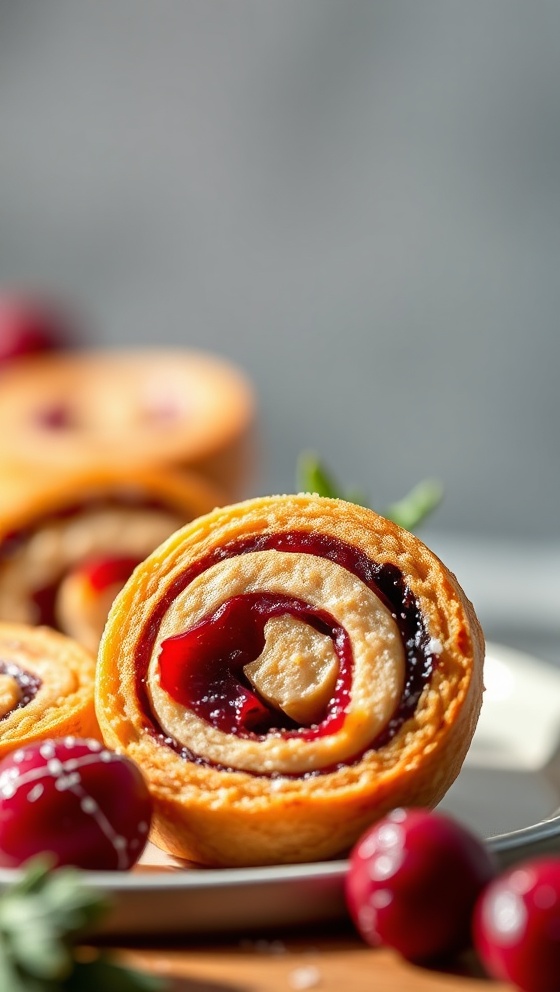 Cranberry Pinwheels