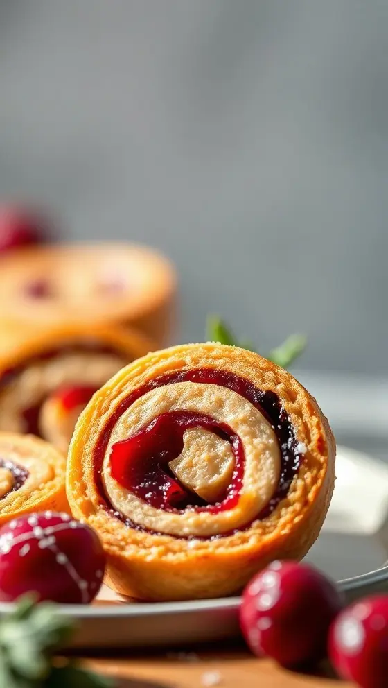 Cranberry Pinwheels