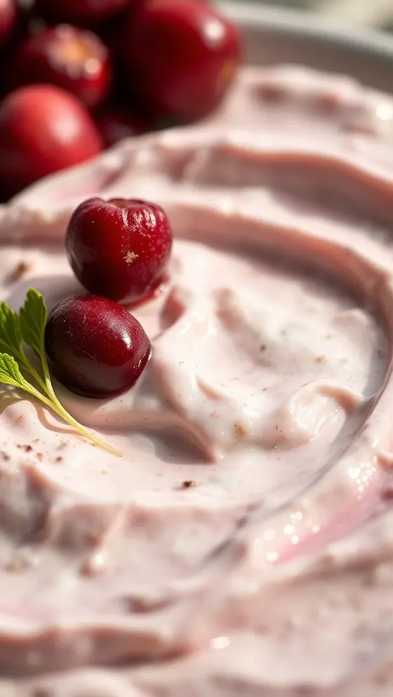 Cranberry Walnut Cream Dip