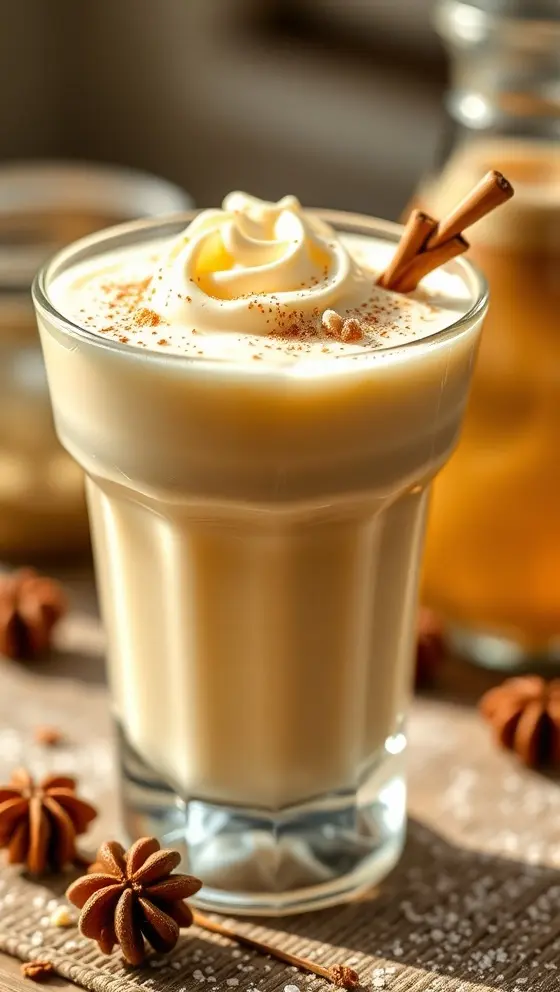 Creamy Eggnog Irish Cream Sip