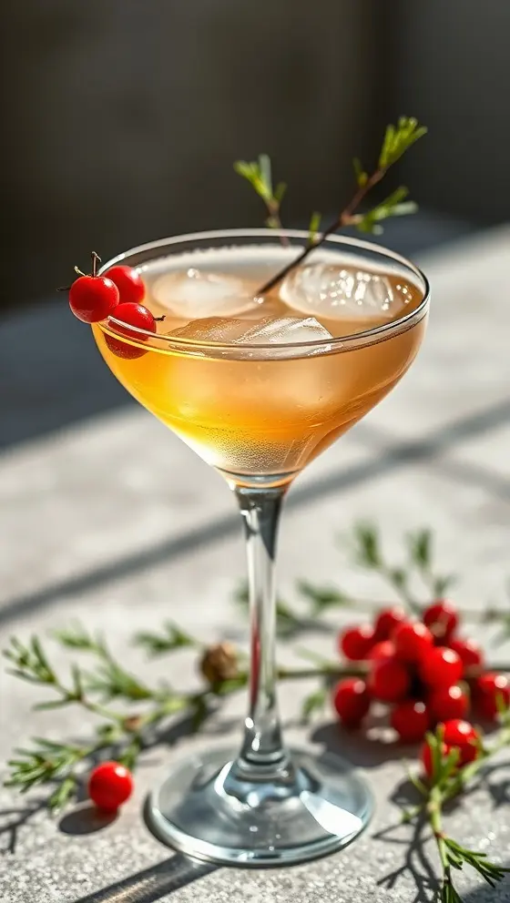 Jolly Mistletoe Martini