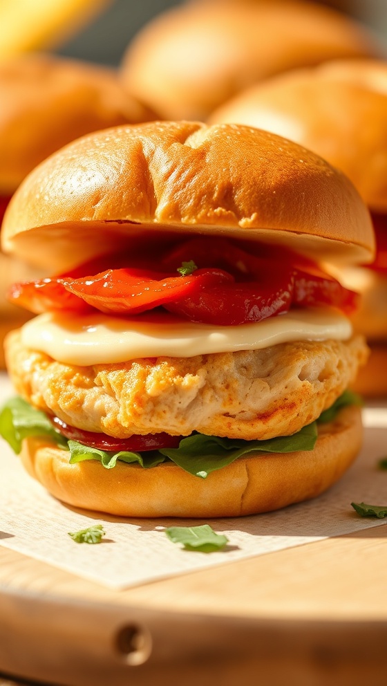 Mini Chicken Parm Sandwiches