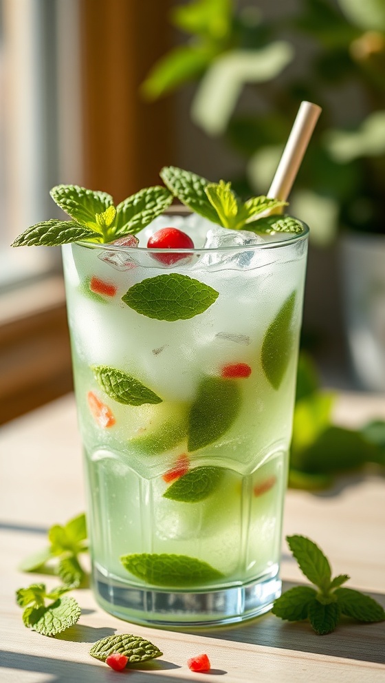 Minty Fresh Peppermint Cooler