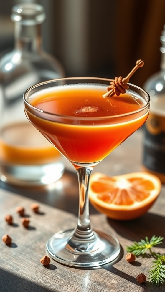 Molasses Ginger Martini Glow