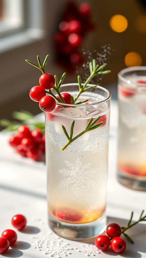 Sparkling Mistletoe Spritzer