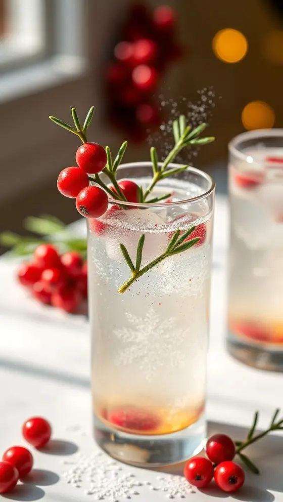 Sparkling Mistletoe Spritzer