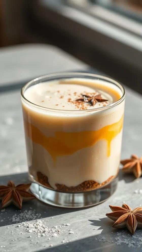Spiced Eggnog Cream Cocktail
