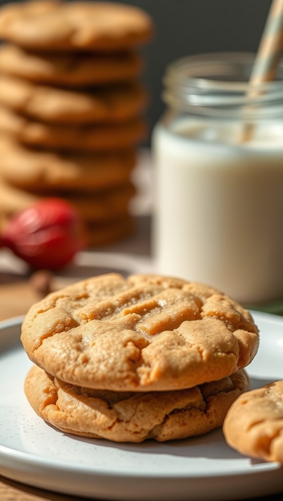 Air Fryer Peanut Butter Cookies Easy Decadent Dessert