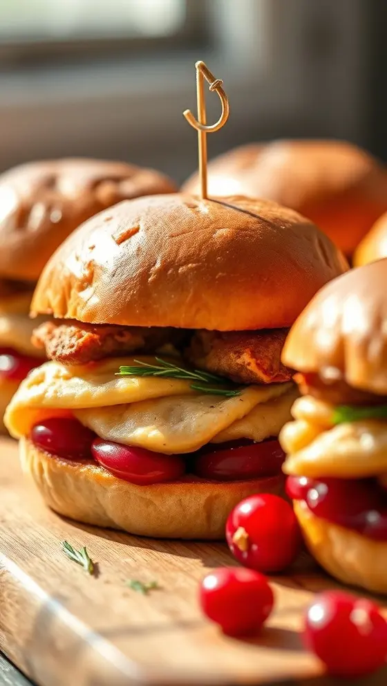 Baked Cranberry Turkey Sliders Perfect Holiday Appetizer