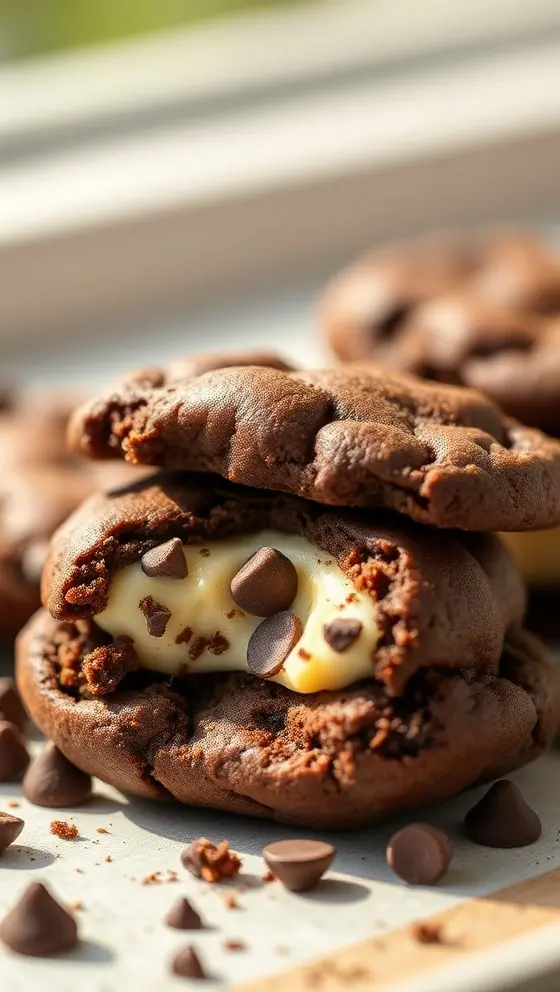 Cheesecake Stuffed Chocolate Chip Cookies Irresistible Dessert Recipe