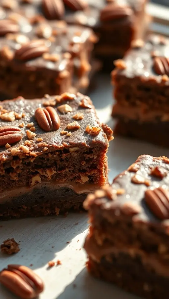 Chocolate Pecan Ooey Gooey Butter Cake Recipe Easy Dessert