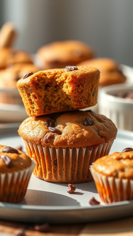 Flourless Pumpkin Muffins Recipe Easy Healthy Snack