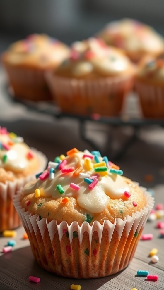 Funfetti Cheesecake Muffins Perfect Dessert Recipe