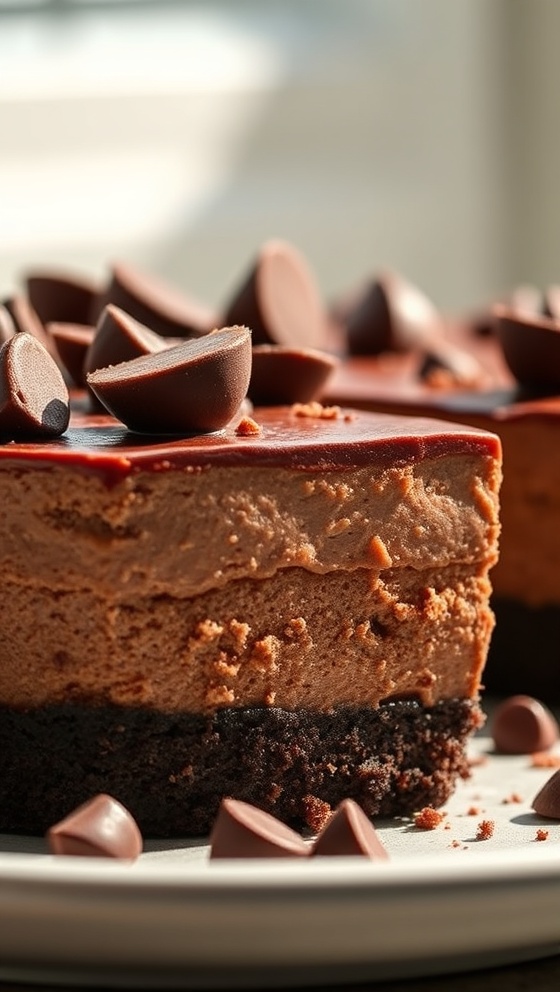 No Bake German Chocolate Cheesecake Decadent Dessert Recipe