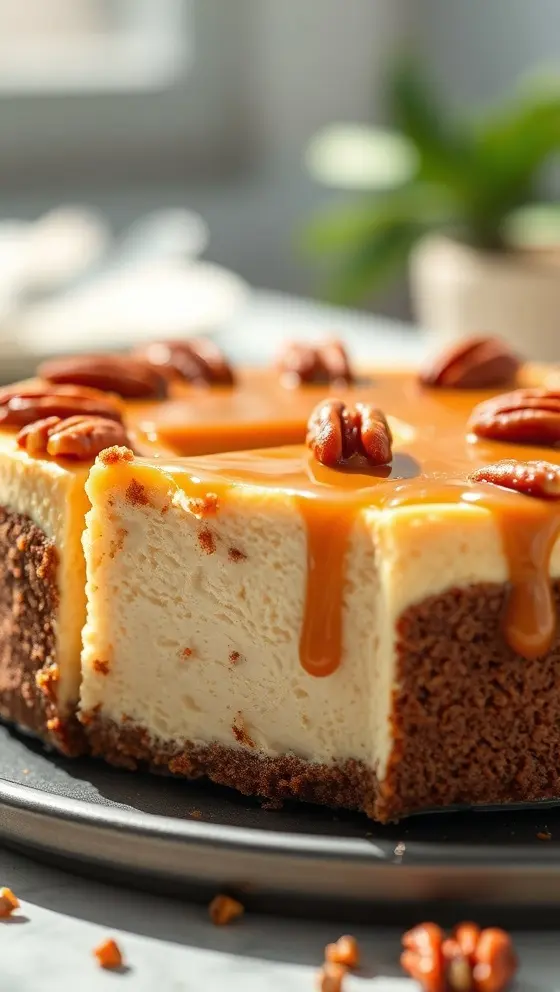 Pecan Caramel Cheesecake Recipe Decadent Dessert Idea