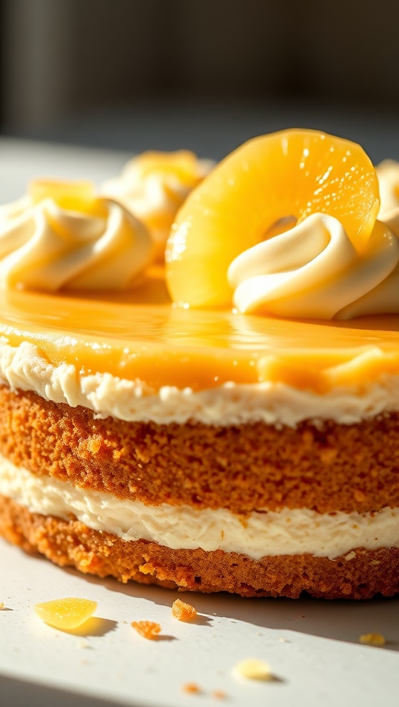 Pineapple Cream Cheesecake Recipe Indulgent Dessert Treat