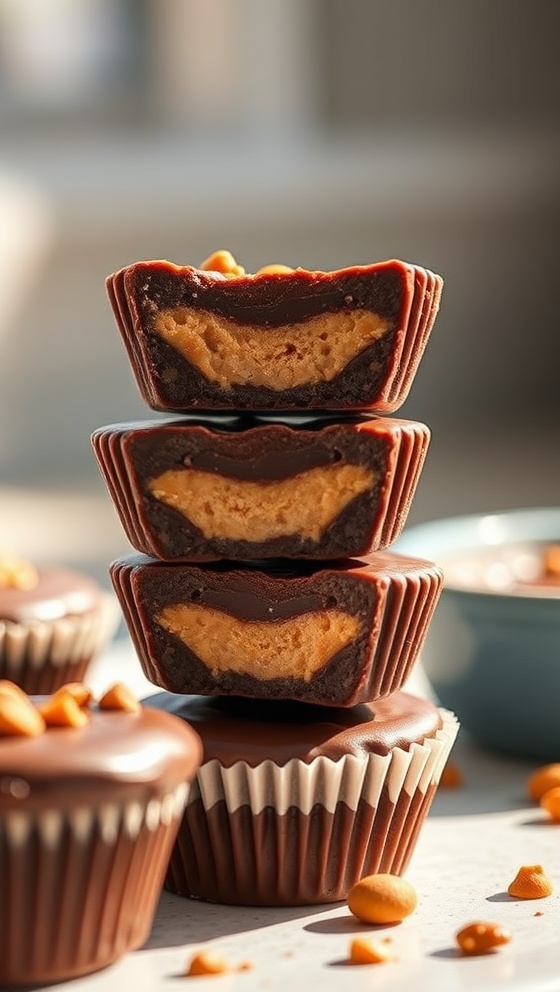 Reeses Chocolate Peanut Butter Truffle Cups Easy No Bake Dessert