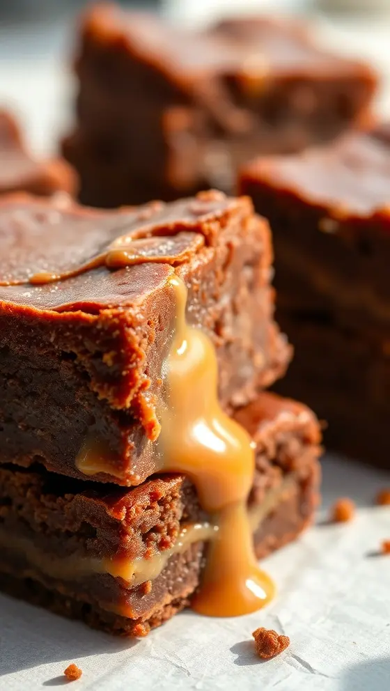 Salted Caramel Brownie Bars Recipe Easy Dessert