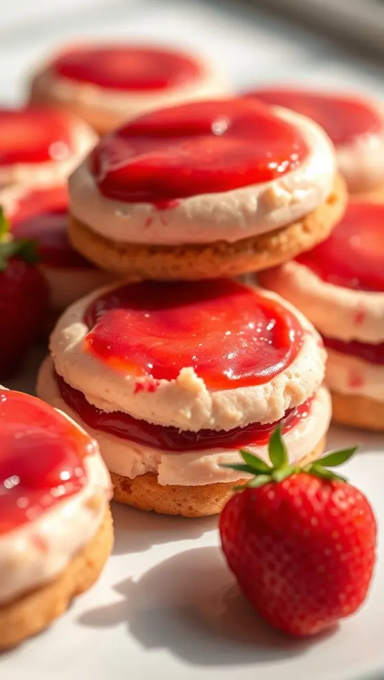 Strawberry Cheesecake Cookies Irresistible Sweet Treats