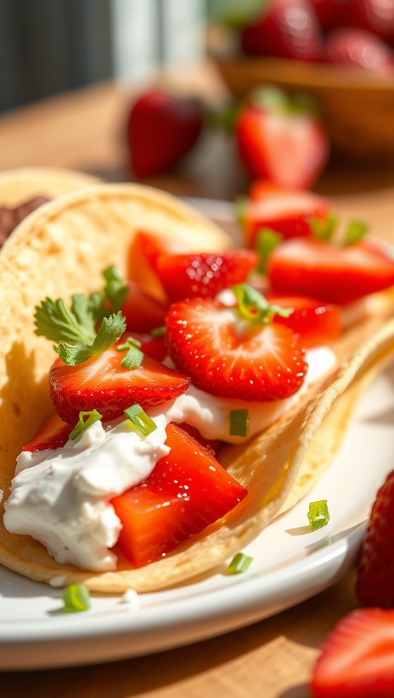 Strawberry Shortcake Tacos Easy Recipe for Taco Night