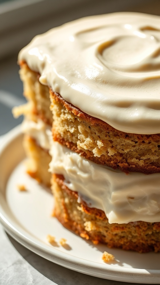 Banana Cake with Cream Cheese Frosting