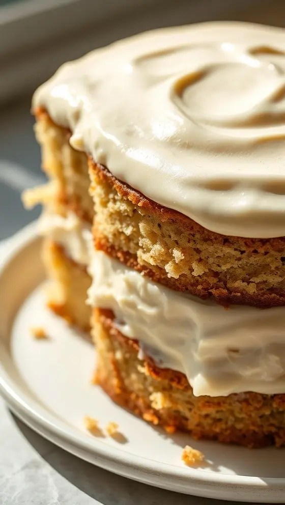 Banana Cake with Cream Cheese Frosting