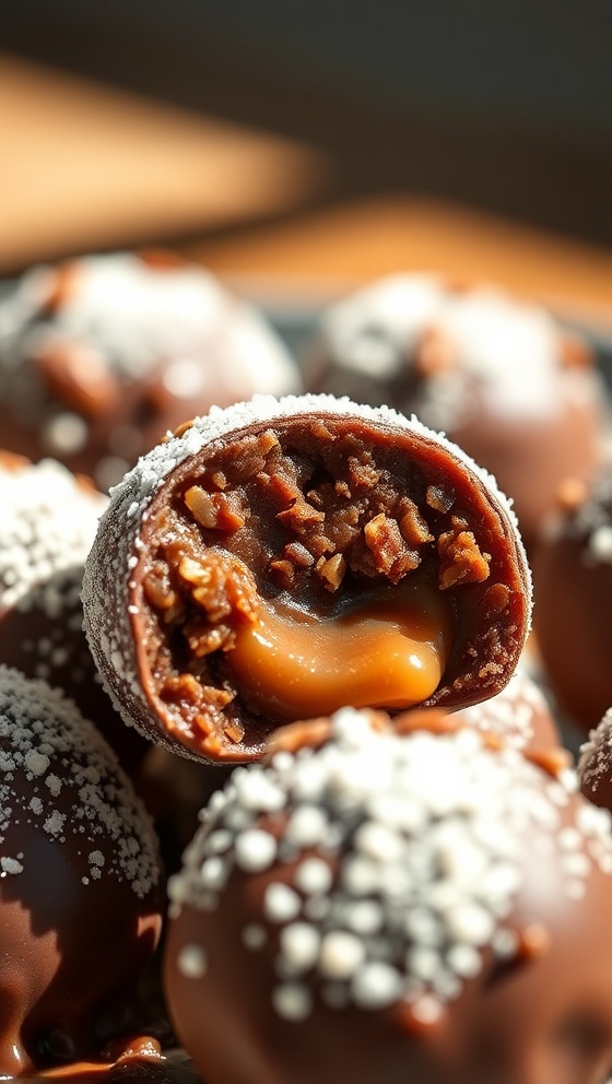 Chocolate Pecan Caramel Truffles Easy Dessert
