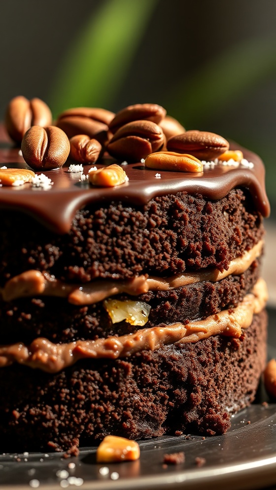 Chocolate Turtle Dream Cake