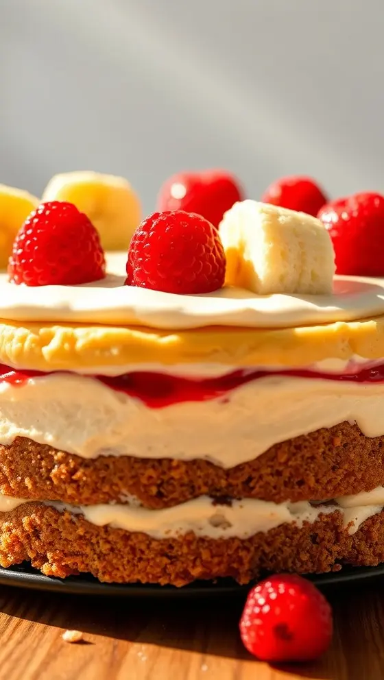 No Bake Banana Split Cheesecake Heavenly Easy