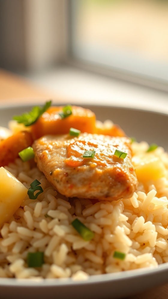 Pineapple Chicken and Rice Recipe